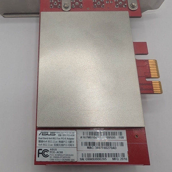 ASUS PCE AC88 AC3100 Dualband Wifi Adapter - Picture 3 of 3